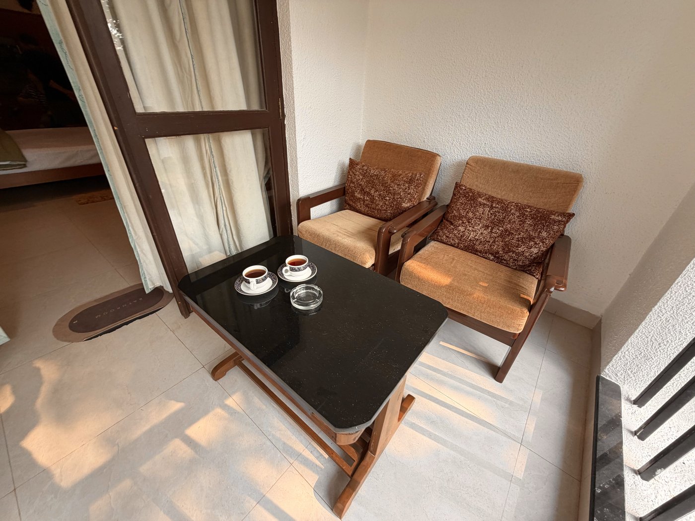 Private balcony